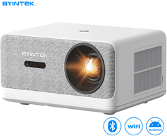 Byintek Love U14 prenosni LED projektor, Android, WIFI, BT, 1250 ANSI lumnov, AUTO fokus + daljinec