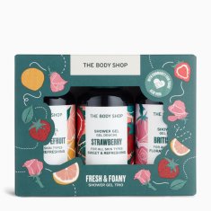 The Body Shop Osvežilni In Penasti Trio Gelov Za Prhanje