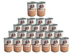 Fidog Adult mokra hrana, piščanec, 24 x 415 g
