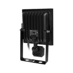 Rebel TOOLS 50W zunanji LED reflektor črn 4000K IP44 s senzorjem gibanja