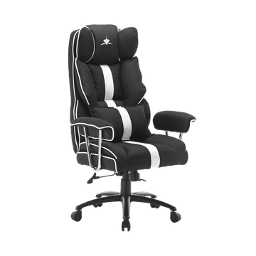 White Shark IGRALNI STOL LE MANS Črno/bel