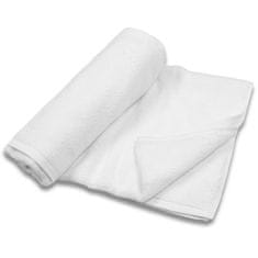 sarcia.eu HITRO SUŠENJE Bela Brisača, kopalna brisača 100% BOMBAŽ 70x140 cm DEBELINA 480 g/m2