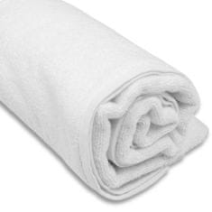 sarcia.eu HITRO SUŠENJE Bela Brisača, kopalna brisača 100% BOMBAŽ 70x140 cm DEBELINA 480 g/m2