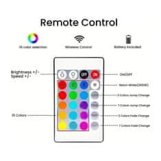 EVEON Smart Bars RGB namizna svetilka 2ks, črna