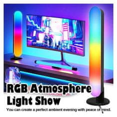 EVEON Smart Bars RGB namizna svetilka 2ks, črna