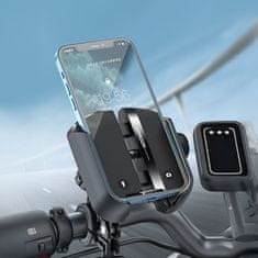 Joyroom JR-ZS431 nosilec za mobilni telefon za kolo / motor, črn