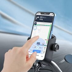 Joyroom JR-ZS431 nosilec za mobilni telefon za kolo / motor, črn