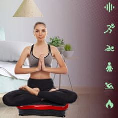 LIVEFY Vibro Fit vibracijska plošča za vadbo, rdeča