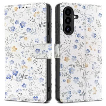 Tech-protect Wallet knížkové pouzdro na Samsung Galaxy A26 5G / A17 4G / 5G, spring flowers
