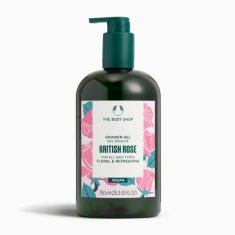 The Body Shop Britanski gel za prhanje z vrtnico 750 ml