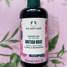 The Body Shop Britanski gel za prhanje z vrtnico 750 ml