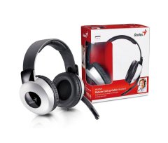 Genius HS-05A Deluxe 2.0 črne,zaprte slušalke z mikrofonom + nadzor glasnosti