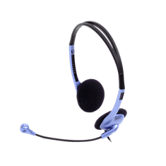 Genius HS-02B 2.0 vijolične/črne, slušalke z mikrofonom