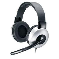 Genius HS-05A Deluxe 2.0 črne,zaprte slušalke z mikrofonom + nadzor glasnosti