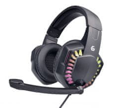 Gembird GHS-06 Gaming črne, slušalke z mikrofonom