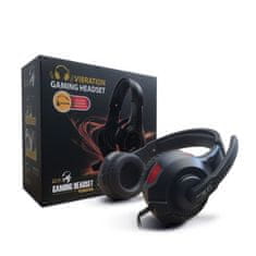 Genius HS-G600V (31710015400) USB črne 7.1, Gaming slušalke z mikrofonom, vibracijske