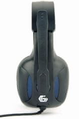 Gembird GHS-04 Gaming črne, slušalke z mikrofonom