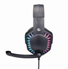 Gembird GHS-06 Gaming črne, slušalke z mikrofonom