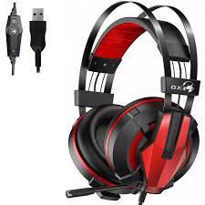 Genius HS-G710V (31710014400) 7.1 Gaming USB črne/rdeče, slušalke z mikrofonom, vibracijske