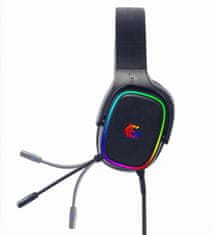 Gembird GHS-SANPO-S300 USB 7.1 Gaming RGB črne, slušalke z mikrofonom
