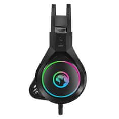 Marvo HG8901 RGB USB Gaming črne naglavne slušalke