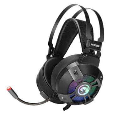 Marvo Scorpion HG9015G USB 7.1 Virtual Surround Sound Gaming slušalke z dinamično osvetlitvijo RGB