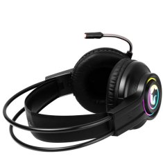 Marvo HG8935 RGB USB črne stereo igralne naglavne slušalke