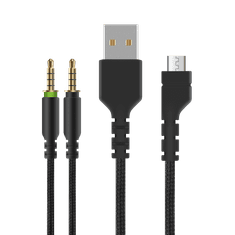 Marvo HG9052 PRO 7.1 USB LED črne gaming naglavne slušalke z mikrofonom