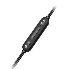 Genius HS-220U (31710032401) Copilot AI USB C črne, lahke slušalke z mikrofonom za online komunikacijo