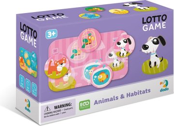 DoDo Lotto Živali in njihovi domovi