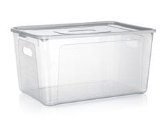 BRILANZ Škatla za shranjevanje MULTIBOX 17l, 39x26x20,5cm, pokrov, sponka, plastika