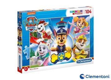 HMStudio Clementoni - Puzzle Supercolor 2x60 Paw Patrol