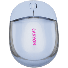 Canyon OnClick 24 brezžična miška, 1200 DPI, transparentna modra (CNS-CMSW24BL)