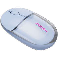 Canyon OnClick 24 brezžična miška, 1200 DPI, transparentna modra (CNS-CMSW24BL)