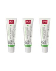 Splat MEDICAL HERBS Zobna Pasta z Zelišči in Fluoridom – 3×100 ml (Nega Dlesni) 