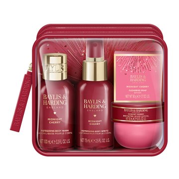Baylis & Harding Darilni set z vonjem polnočne češnje, 4 kosi