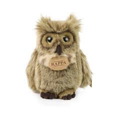 Rappa Plišast ptič sova / bik 17 cm EKOLOŠKO PRIJAZNO