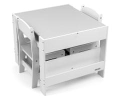 MILLY MALLY Komplet pohištva Milly Mally – bela miza Sven in dva stola