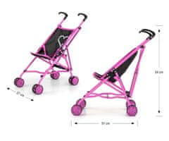 MILLY MALLY Milly Mally Julia Prestige črni otroški voziček