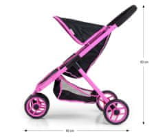 MILLY MALLY Milly Mally Susie Prestige črni otroški voziček