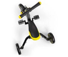 MILLY MALLY Milly Mally 4-v-1 Optimus Plus črno kolo