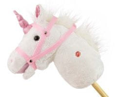 MILLY MALLY Milly Mally Hobby Horse na palici, bela