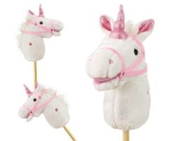 MILLY MALLY Milly Mally Hobby Horse na palici, bela