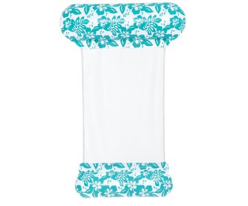 Bestway Bestway 43839 Mrežasti plavalni stol Mint Flowers 1,45 m x 87 cm