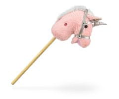 MILLY MALLY Milly Mally Hobby Horse na palici, svetlo roza