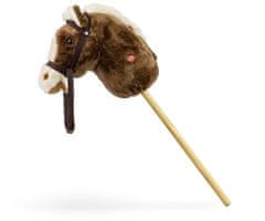 MILLY MALLY Milly Mally Hobby Horse na palici, temno rjava