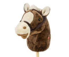 MILLY MALLY Milly Mally Hobby Horse na palici, temno rjava