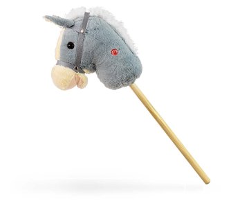 MILLY MALLY Milly Mally Hobby Horse na palici, siva