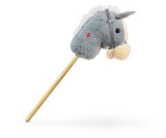 MILLY MALLY Milly Mally Hobby Horse na palici, siva