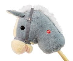 MILLY MALLY Milly Mally Hobby Horse na palici, siva